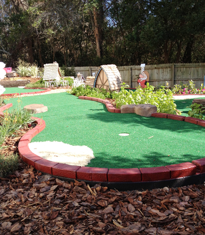 children's mini golf set