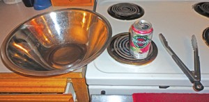 crushed soda can experiment